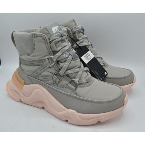 Sorel Womens Size 8.5 Kinetic RNEGD Sport Peach Waterproof Insulated Boots - Picture 3 of 9